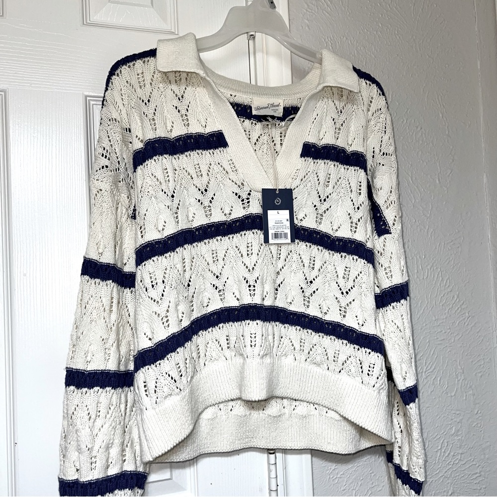 Universal Threads Collared Polo Pullover Sweater